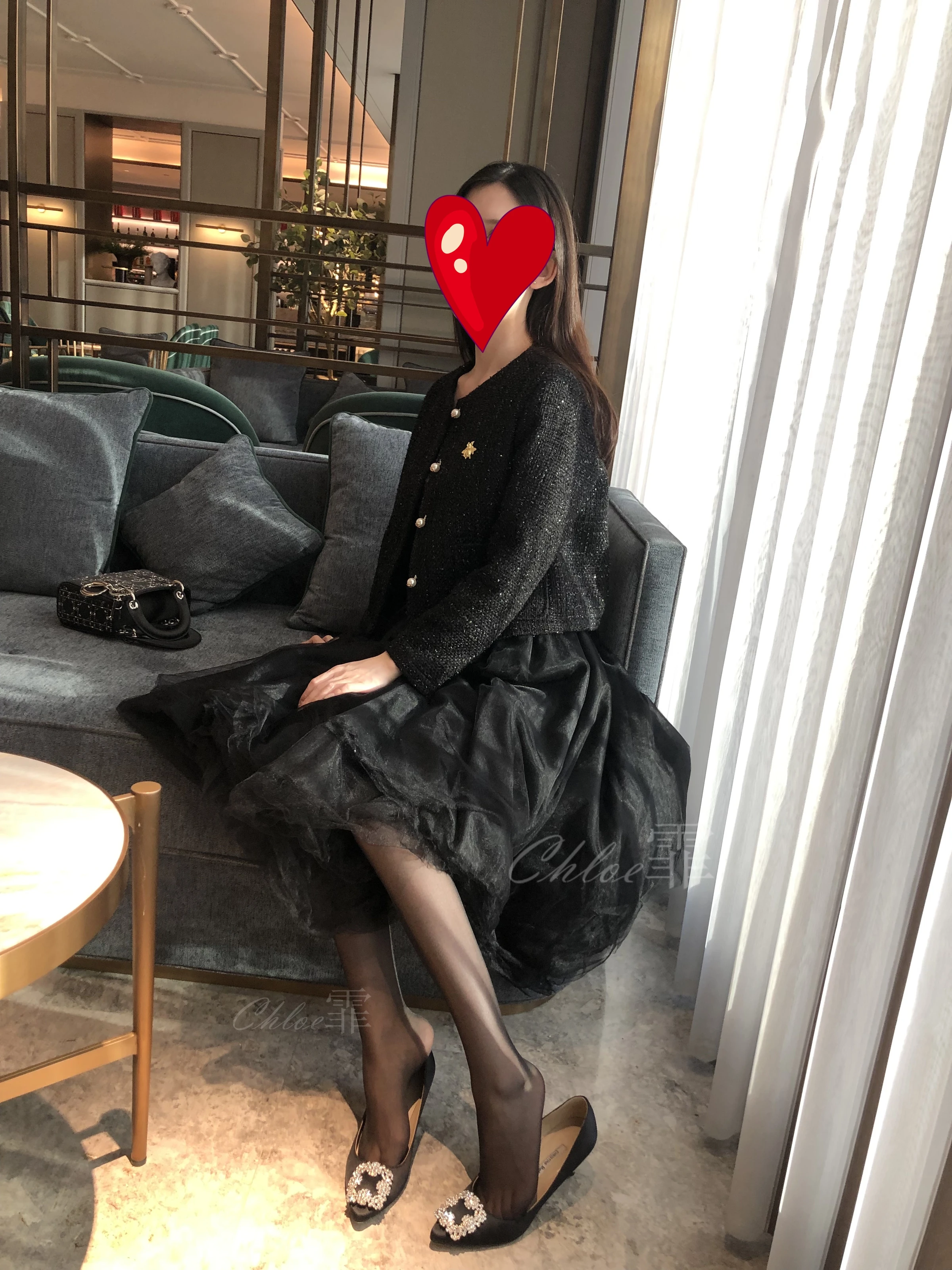 NO.023 美爵酒店黑s CERVIN吊带复古无弹力肤色 - 3预览