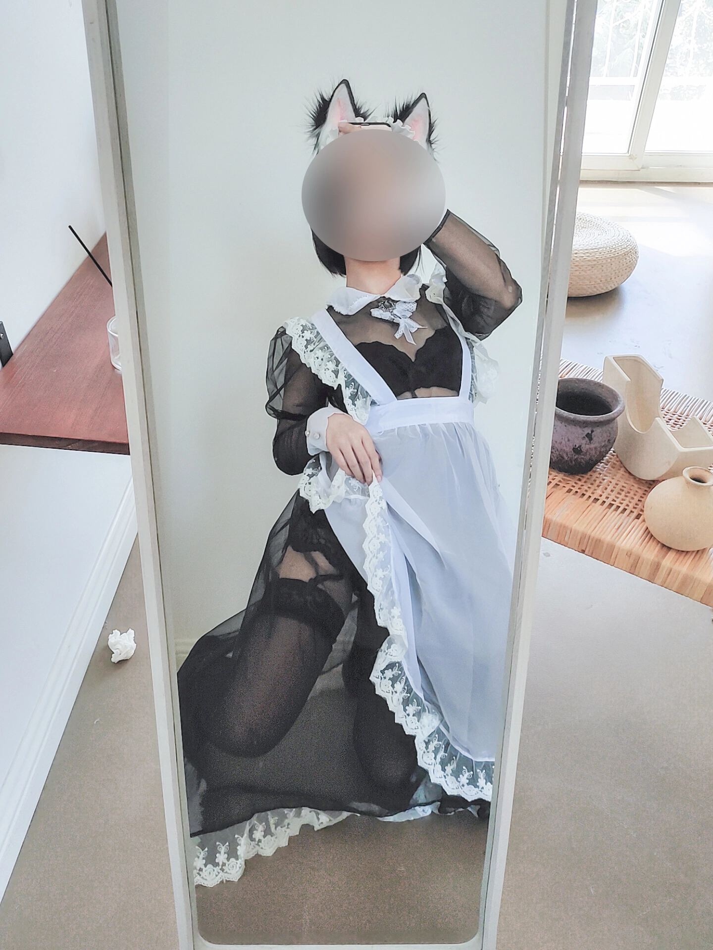 NO.065 透明女仆自拍 - 4预览