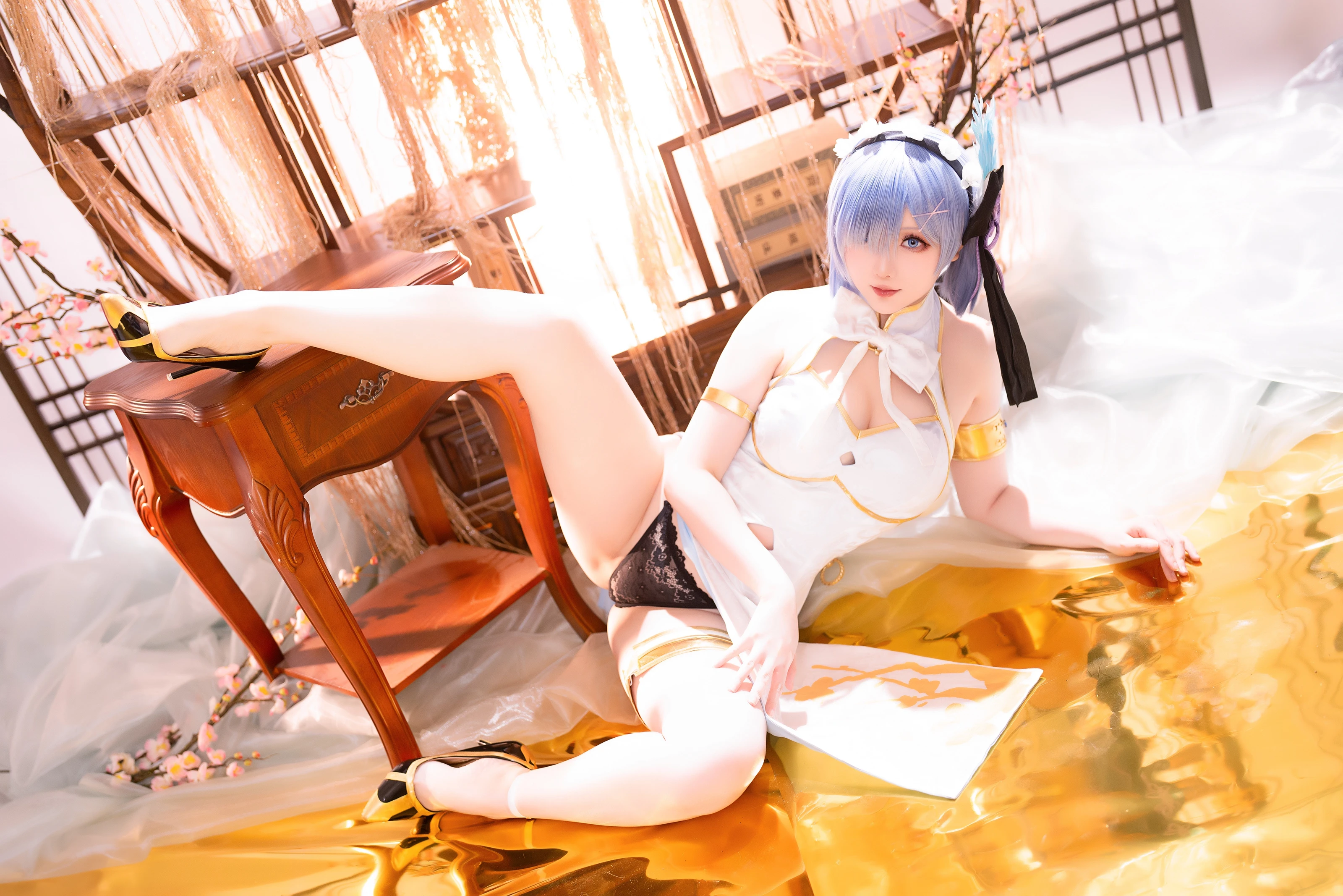 NO.254 24年01月计划B 蕾姆旗袍 - 2预览
