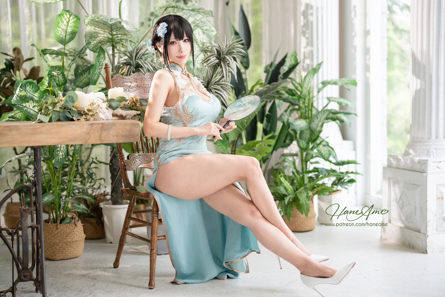 NO.290 Original Jade Qipao 绿韵旗袍 - 4预览
