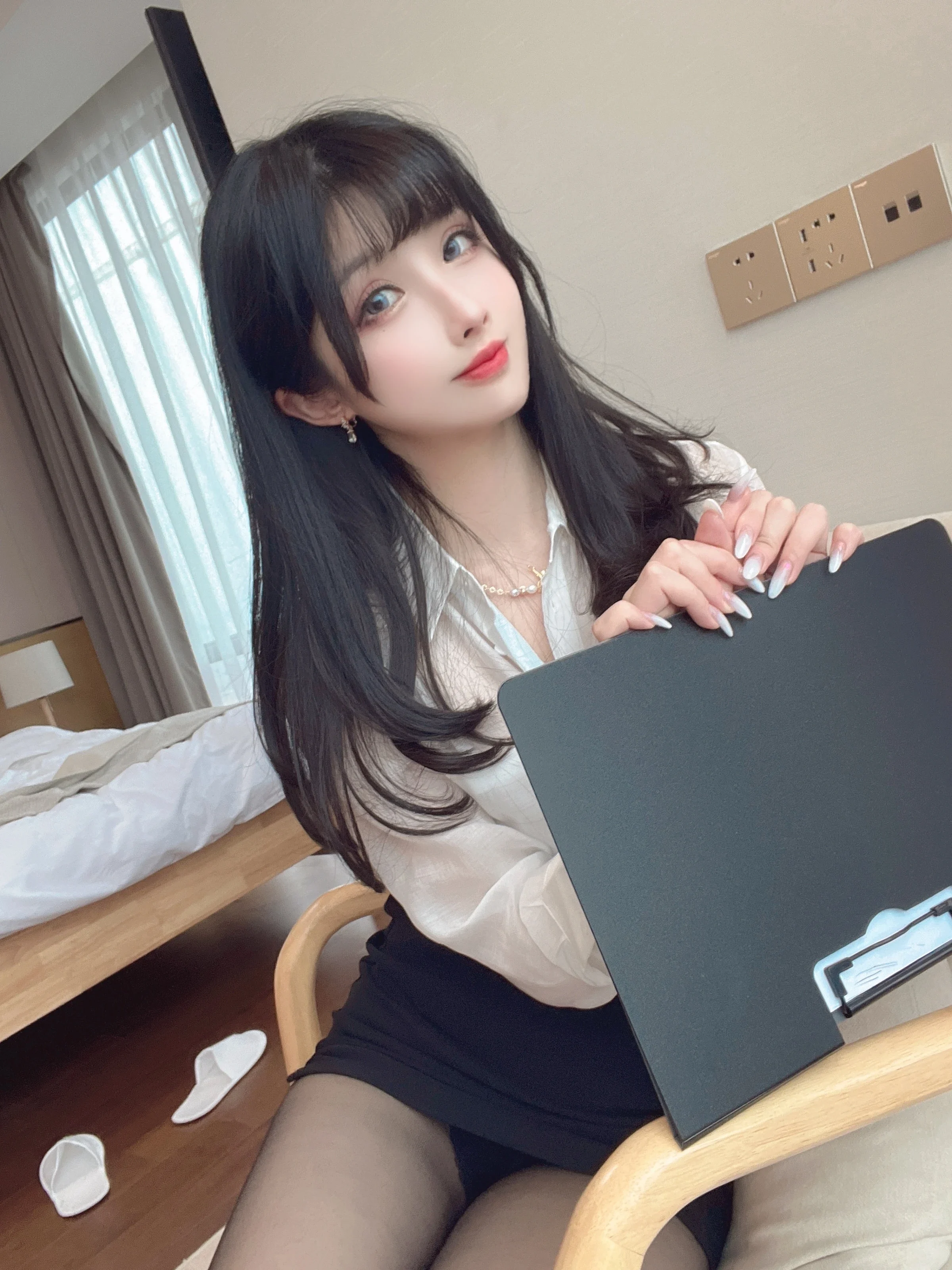 NO.093 &面饼仙儿 黑丝ol制服双人 - 2预览