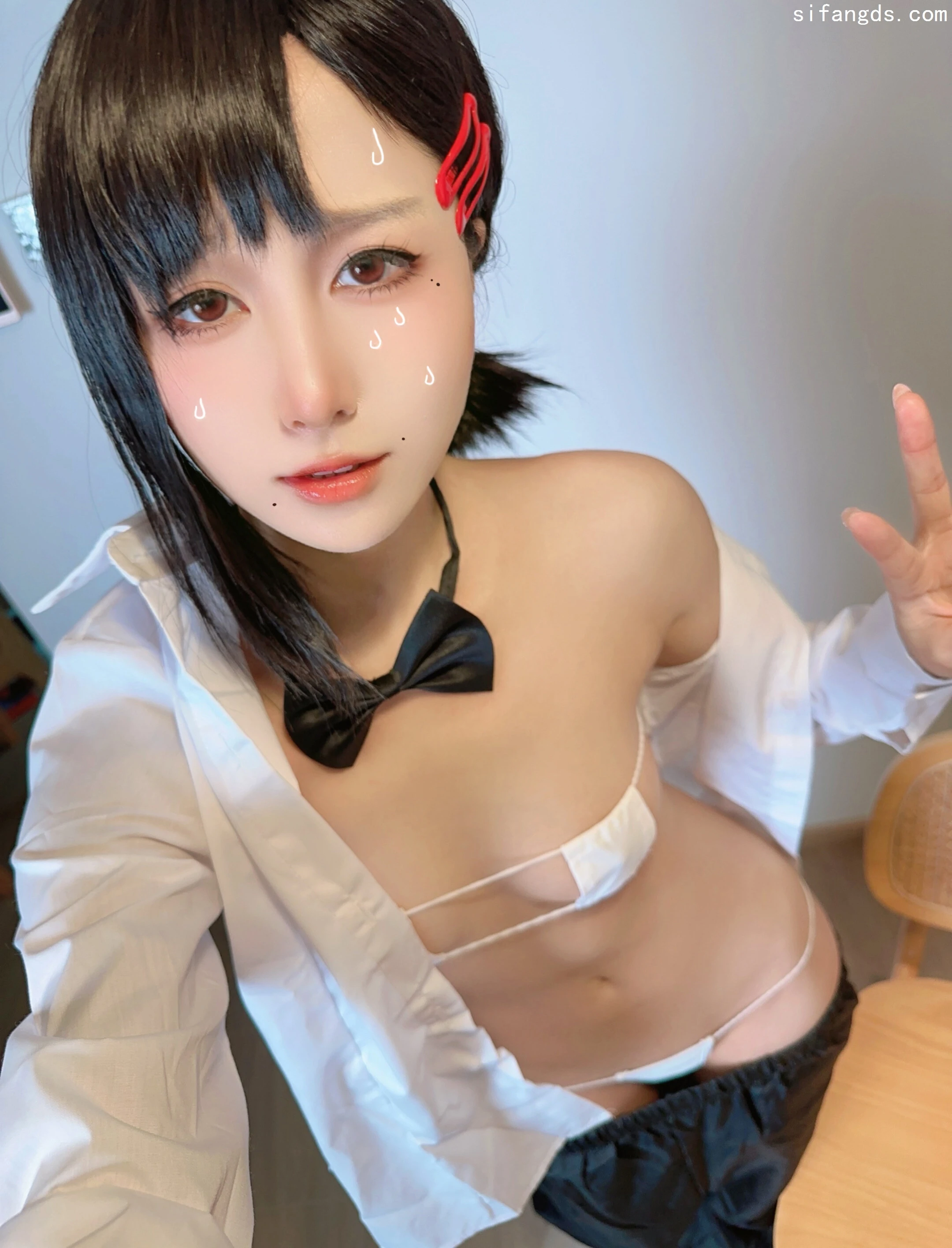 NO.119 性感翘臀长腿 超细丁字裤 - 4预览